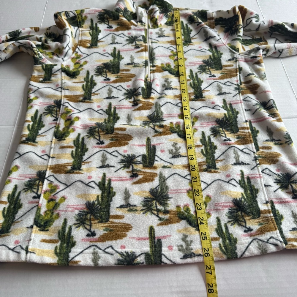 Ariat Cactus Printed Fleece 1/4 Zip Pullover - Picture 15 of 15